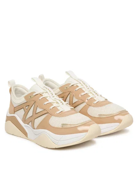 Sneakersy Armani Exchange béžové