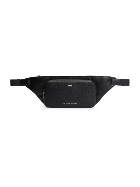 Geantă Tommy Hilfiger din piele negru