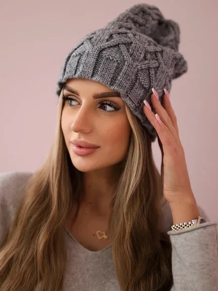 Șapcă Kesi din fleece gri