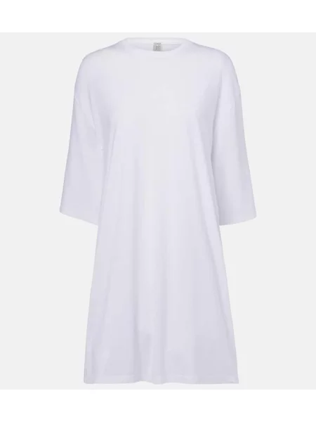 Sukienka Toteme z dżerseju biała