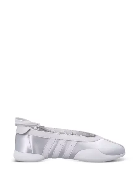 Бягане панталон Adidas с принт на райета розово