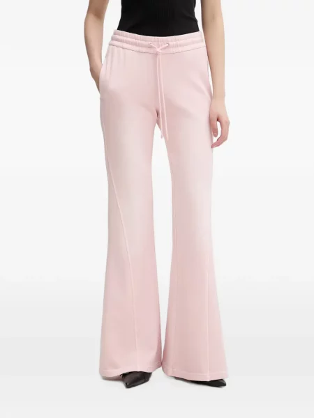 Pantaloni Miss Sixty evazate alergare cu cordon roz