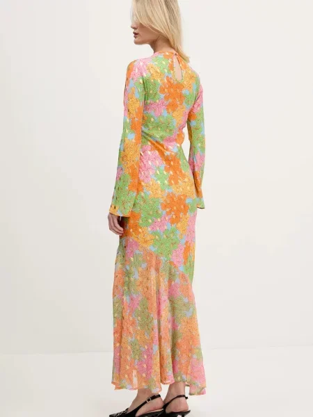 Сукня Never Fully Dressed maxi пряма помаранчевий