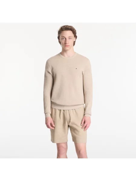 Πουλόβερ Tommy Hilfiger Essential Structure Crew Neck Batique khaki Heather L