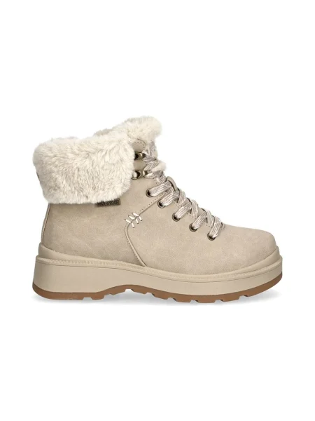 Šnurovacie tenisky Skechers béžová