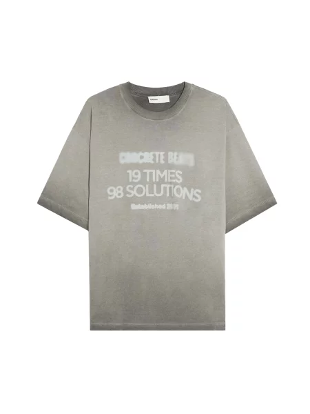Bershka Tricou / verde mentă gri
