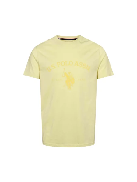 U.S. POLO ASSN. Tricou UWMaggi pastel / deschis galben
