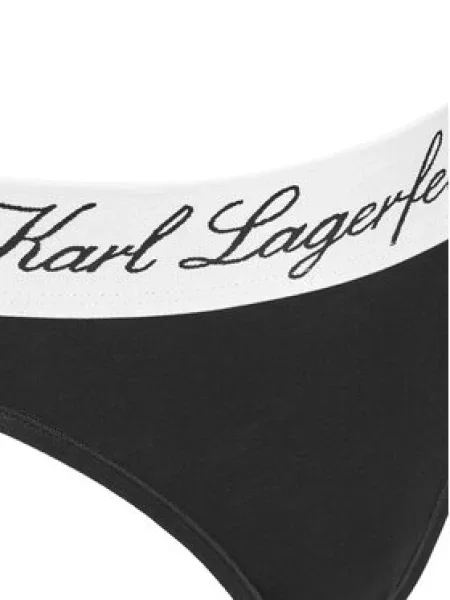 Karl Lagerfeld String bugyik HOTEL krém fekete