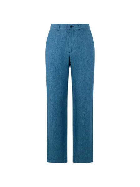 Pantaloni Brooks Brothers de in cu model herringbone albastru