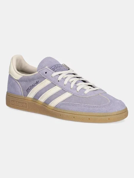Δερμάτινα αθλητικά παπούτσια adidas Originals Handball Spezial W μοβ μωβ