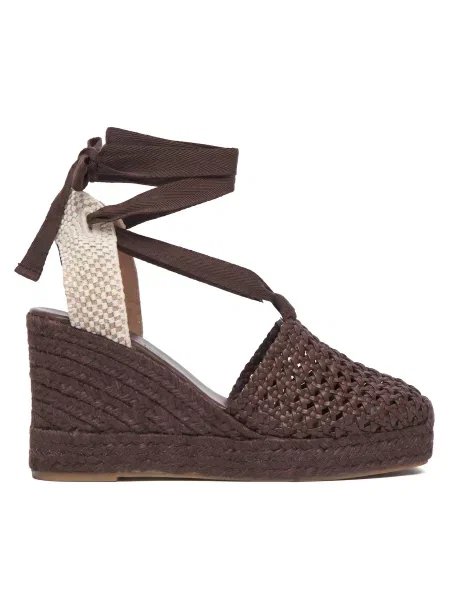 Weekend Max Mara Espadrilės Tamsiai ruda