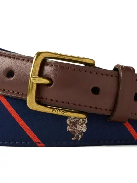 Кожени чорапи Polo Ralph Lauren с отворена пета с пейсли десен бяло