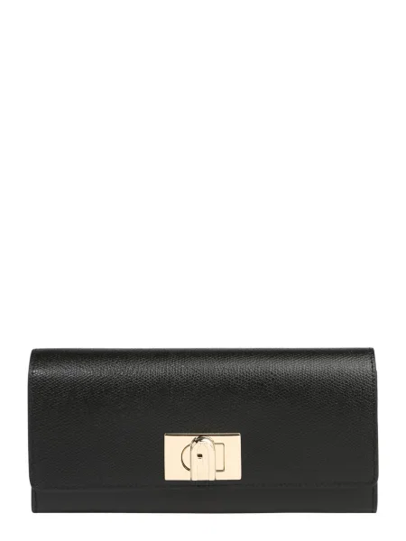 FURLA Peňaženka zlatá čierna