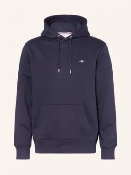 Gant Bluza Z Kapturem blau niebieska