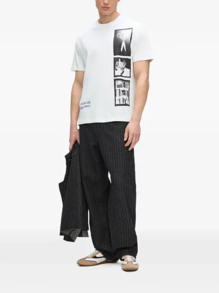 Tricou Karl Lagerfeld Jeans alb