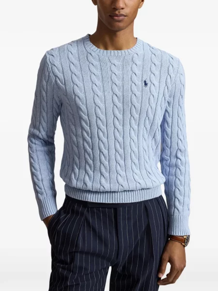 Gulerat șosete Polo Ralph Lauren de lână cu dungi negru