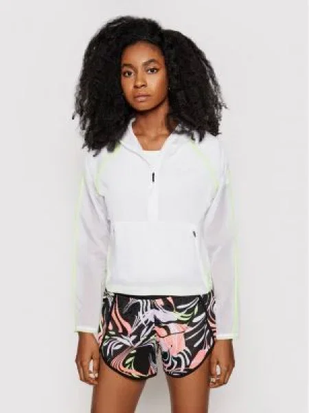 New Balance Суитшърт от техническо трико бял