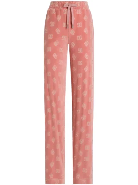 Pantaloni Dolce & Gabbana din jacard roz