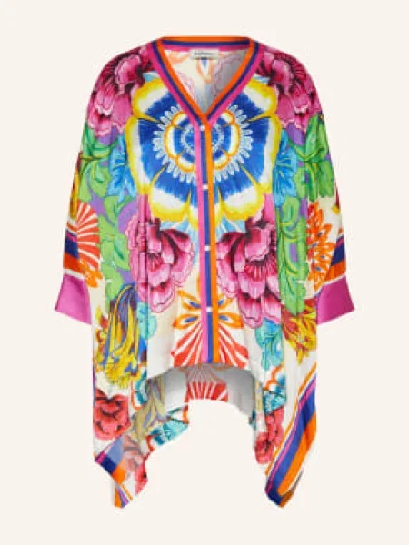 Grace Tunika Satynowa pink niebieska