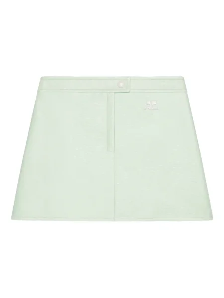 Fusta mini Courreges verde