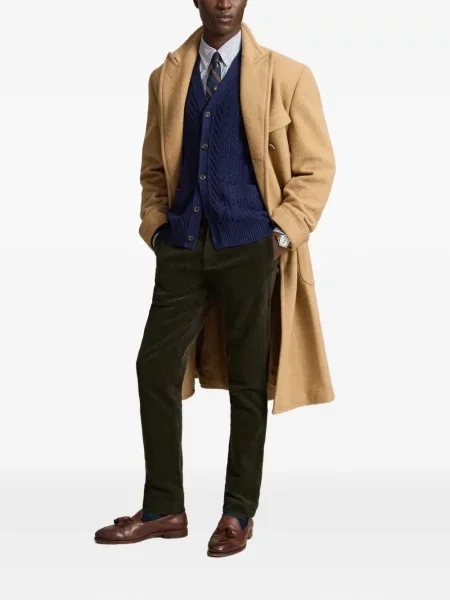 Șosete Polo Ralph Lauren cu broderie în carouri de flanelă verde