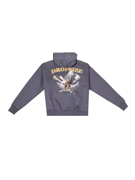 Dropsize Tréning póló Eagle barna / bazaltszürke / narancs fehér