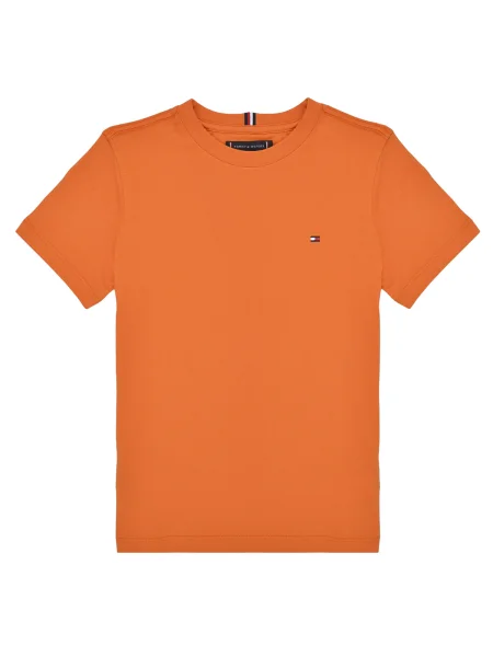 Tricou copii Tommy Hilfiger portocaliu
