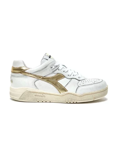 Sneakersy Diadora skórzane białe