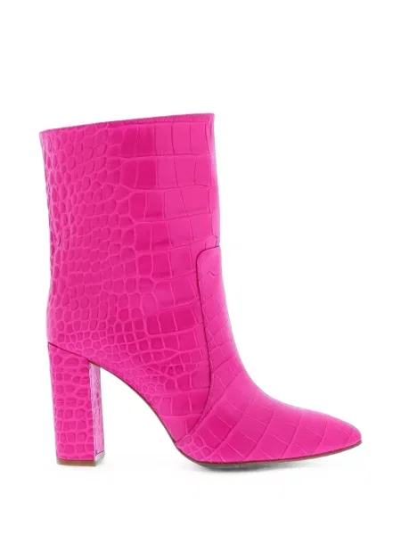 Cizme scurte Toral Shoes din piele roz