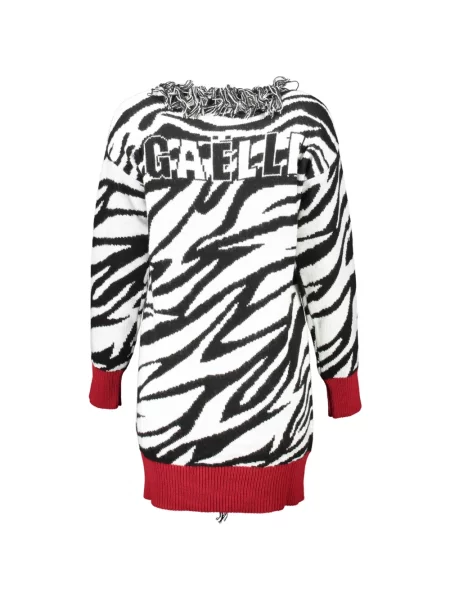 Haftowany sweter Gaëlle Paris biały
