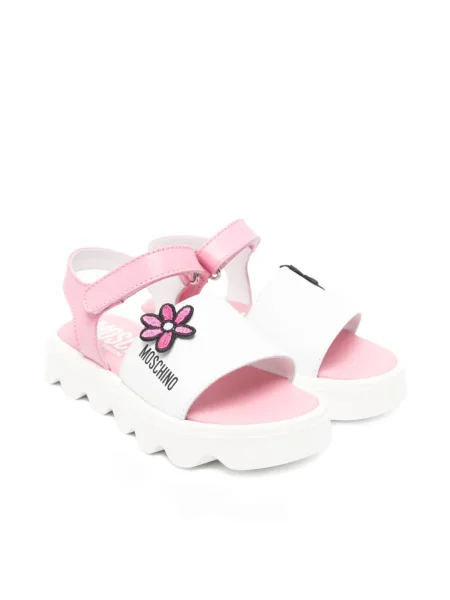 Sandały dziecięce Moschino białe