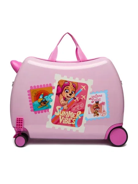 Walizka dziecięca Paw Patrol różowa
