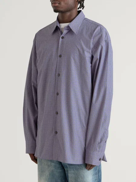 Koszula Dries Van Noten granatowa