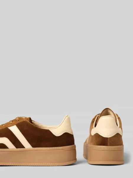 Sneakersy ze skóry bydlęcej model Cuzamani' Gant brązowe