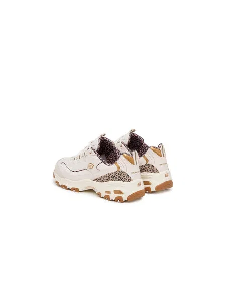 Sneakersy Skechers D'Lites Wild Charm Krémová