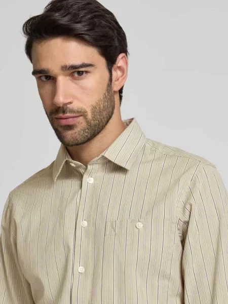 Koszula casualowa o kroju regular fit z kieszenią na piersi model ‘FREDDI’ Casual Friday