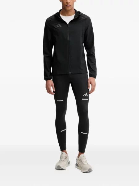 Tricou Adidas cu imagine plasă cu dungi negru