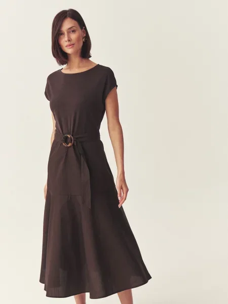 TATUUM Rochie Akor ciocolatiu