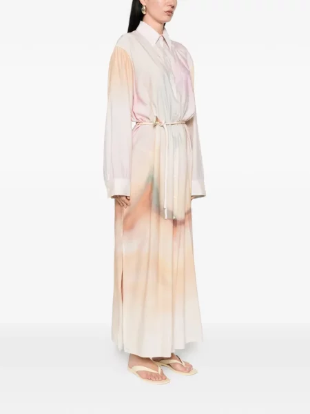 Rochie Nanushka cu legături de costum