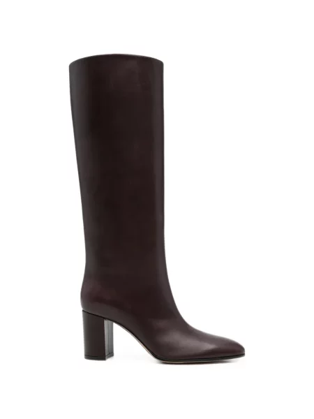 Botine Gianvito Rossi din piele roșu
