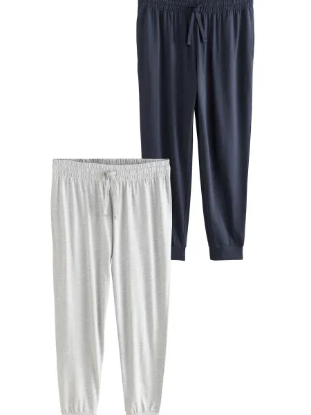 Next Spodnji del pižame mornarska siva