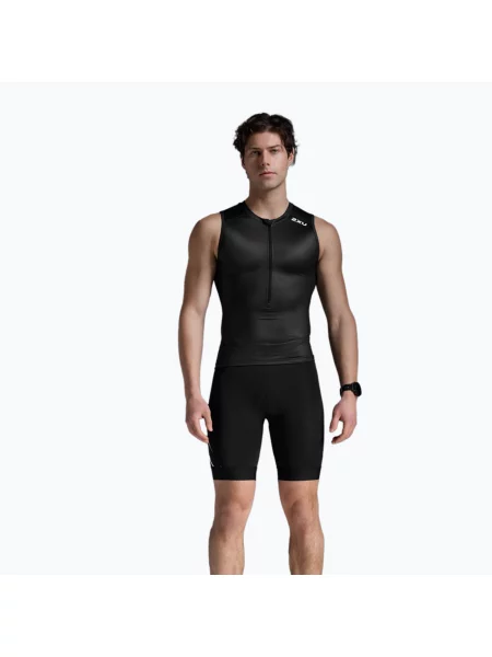 Ciclism tricou 2xu alb