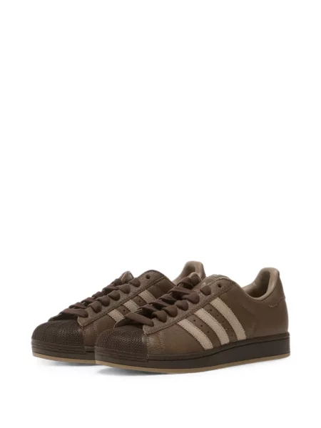 Sneakerși Adidas Superstar cu tepi negru