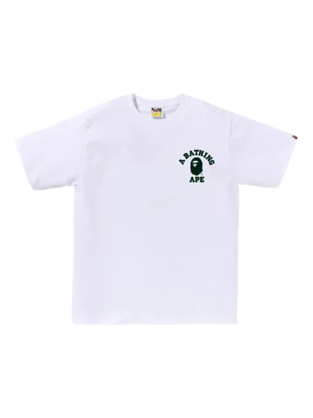 Tricou A Bathing Ape® cu imagine alb
