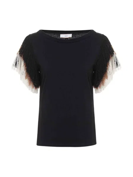 Koszulka Akep z frędzli czarna