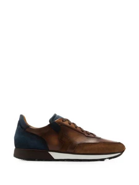 Sneakerși Magnanni din piele maro