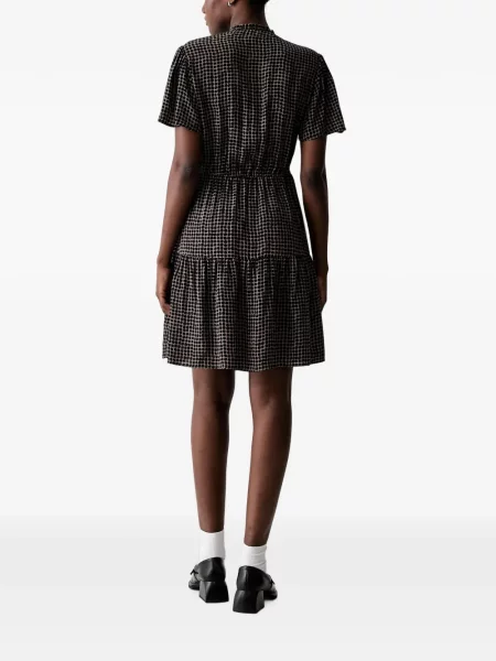 Rochie mini Marc O'polo cu imagine cu imprimeu geometric negru