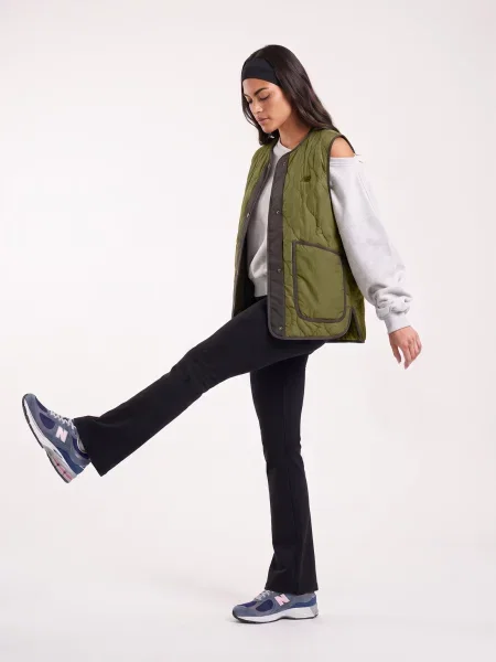 Prešívaný vesta New Balance hnedá