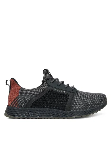 Boty Bugatti obuv black-grey černé