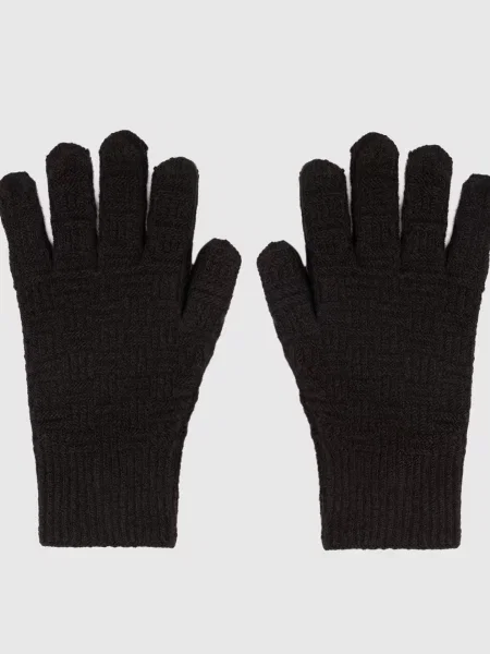 Шерстяные перчатки Bottega Veneta коричневые